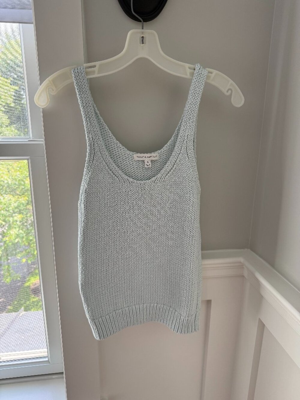 Banana Republic Sweater Tank Top (Light Blue)